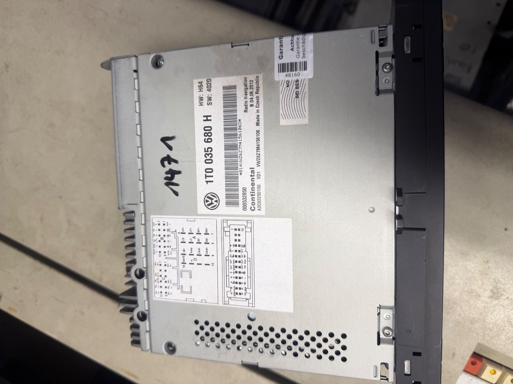 Navigatori: RNS 510 Original VW Naviradio 1T0035680H – Usato da Widnau venduto da Gasser_Auto 1