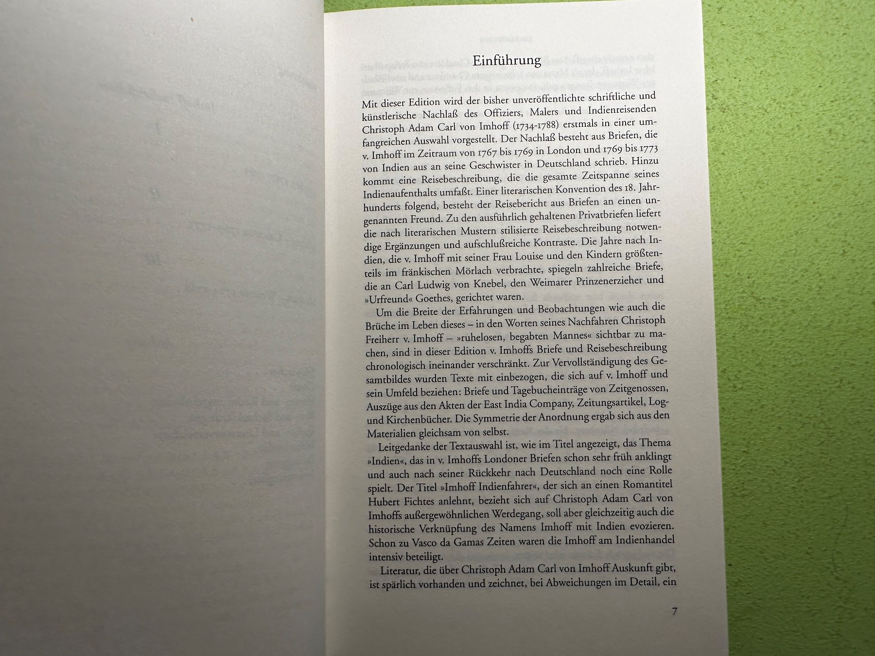 Bücher: Gerhard Koch: Imhoff Indienfahrer. Ein Reisebericht – Gebraucht aus Zürich von allp 4