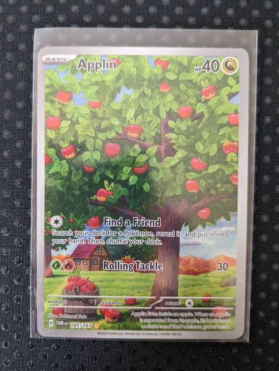Pokémon Twilight Masquerade - Applin 185/167 ( EN ) (Neu (gemäss ...