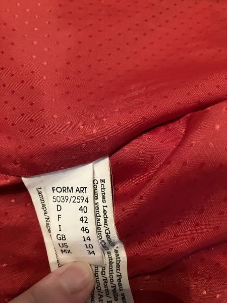 Giacche: Lammnappa-Lederjacke, rot, Grösse 40 – Usato da Märwil venduto da Yvonne034 2