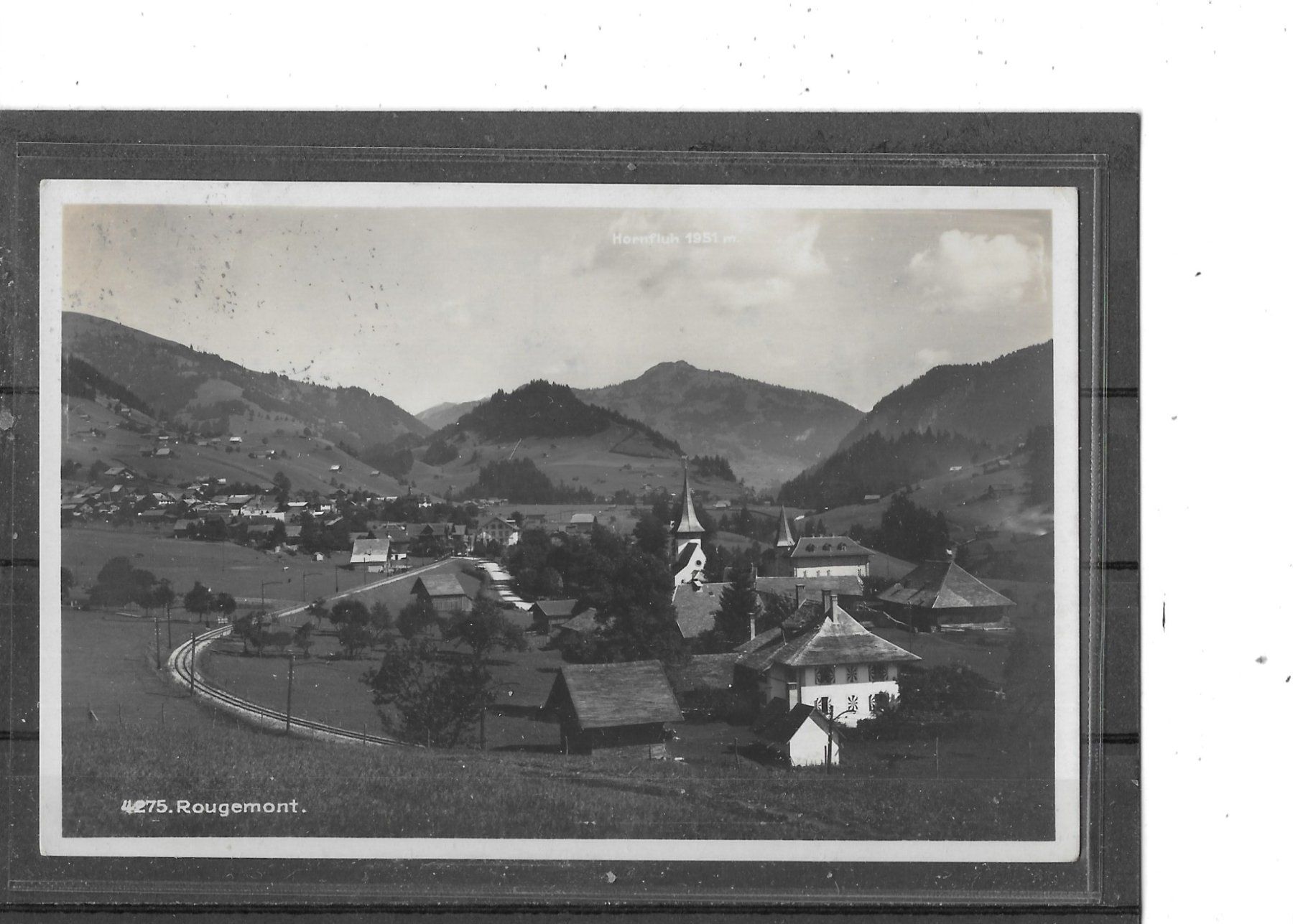 Cartoline postali: VD Rougemont 1929 – Usato da Schocherswil venduto da Wilare