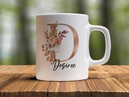 Personalisierte 325 ml Keramik Tasse Tee Kaffee NEU