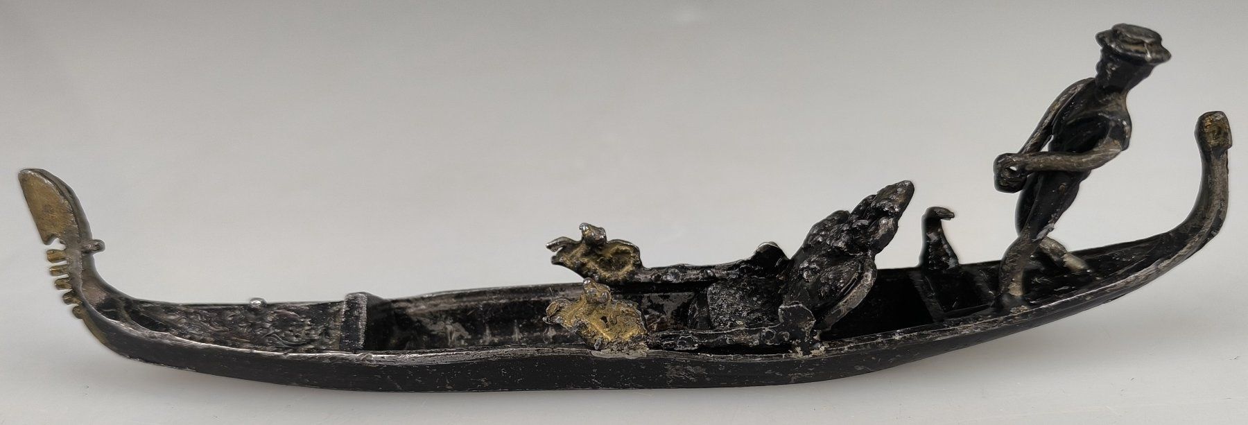 Statuette: Gondel-Miniaturen 2 Stk. - aus Messing – Usato da Rüti ZH venduto da Restwert_Rueti_ZH 1