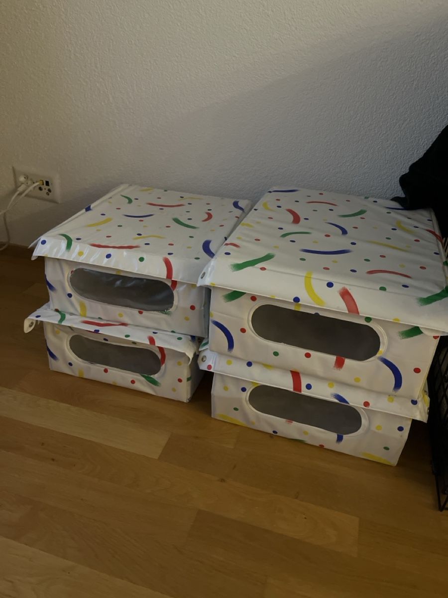 Contenitori & Simili: Aufbewahrungsboxen, 2 Grössen, 6 Stk. – Usato da Niederdorf venduto da Fay1993
