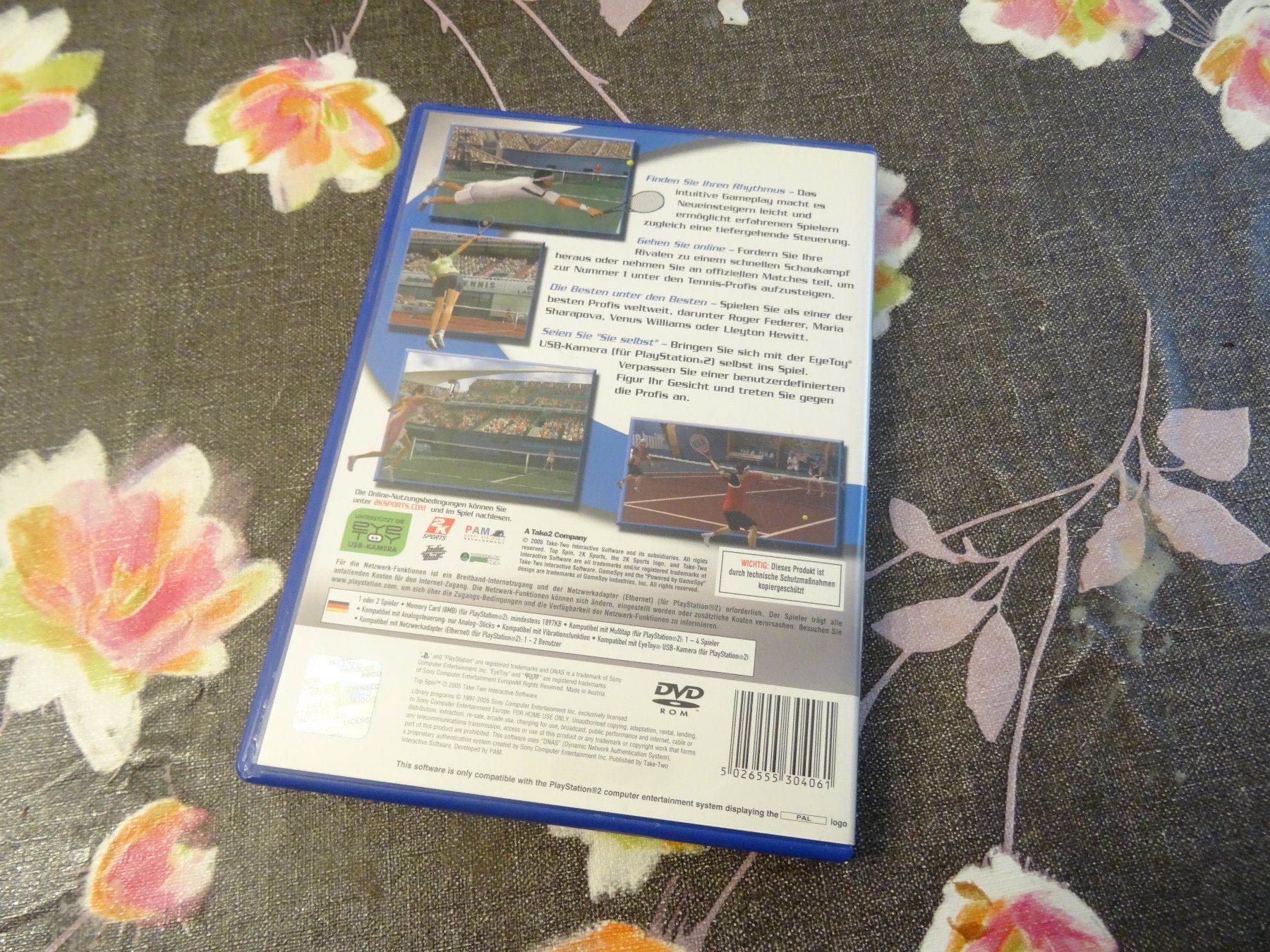 Sony Spiele: Top Spin PS2 – Gebraucht aus Olten von Disc-Ausverkauf 2