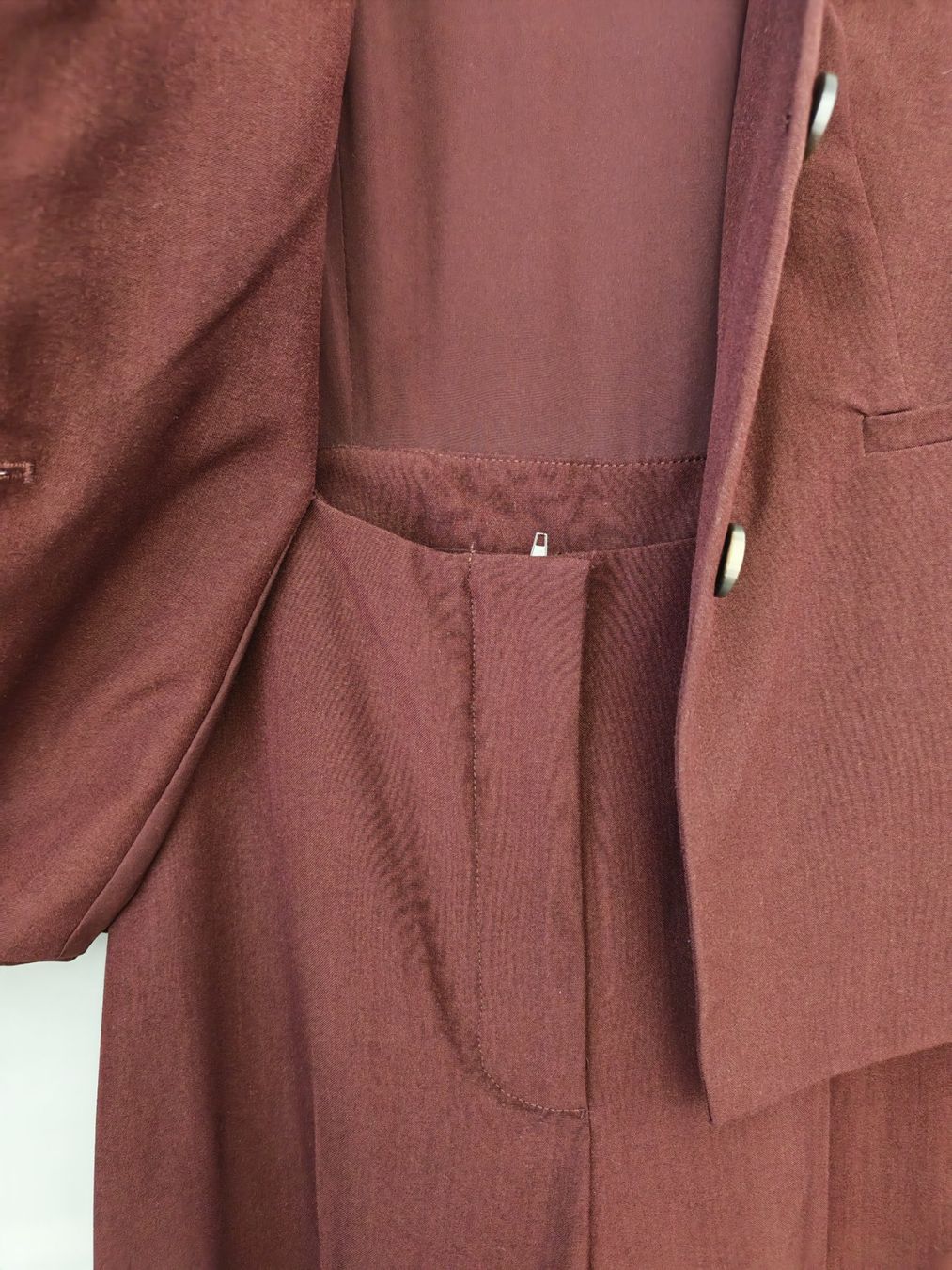 Mango Tute: Mango Jumpsuit - bordeaurot, Grösse XS – Usato da Zürich venduto da Tr1x1 3