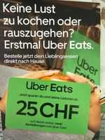 Uber Eats 25.- willkommen rabatt gültig bis 31.12.2026