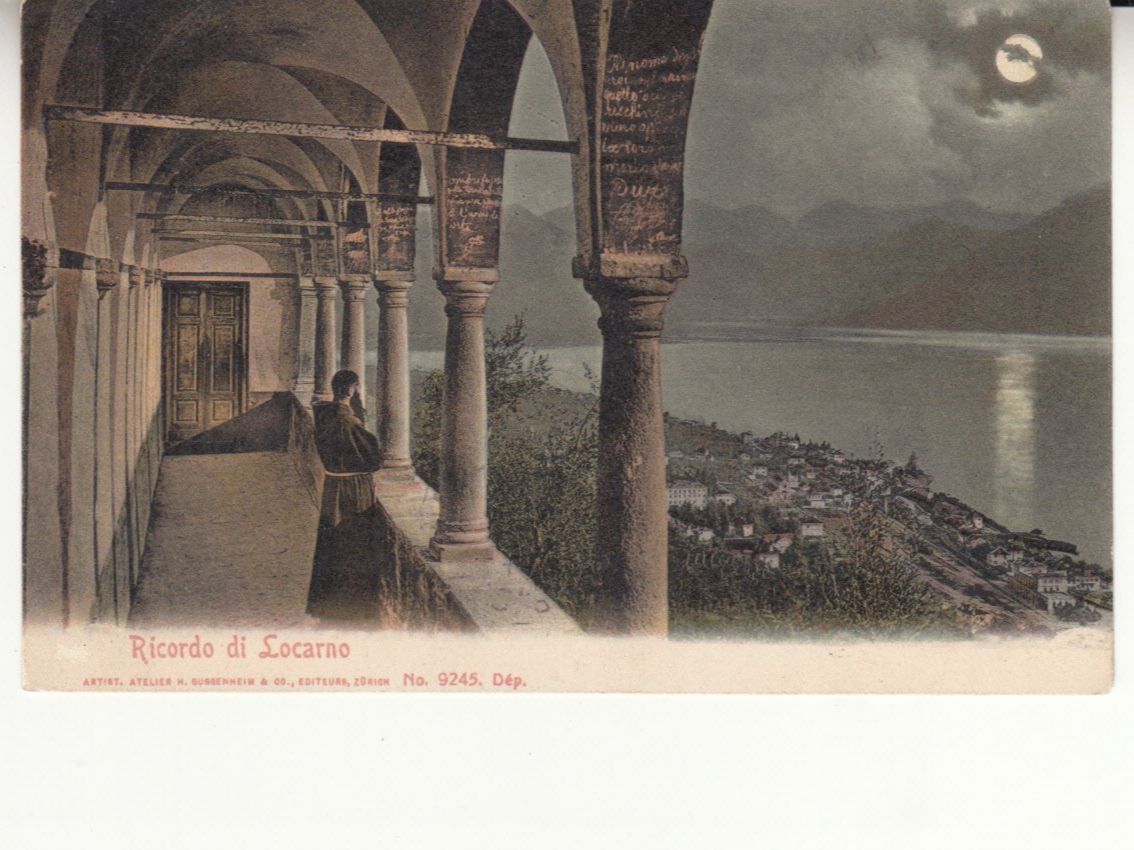 Cartoline postali: Locarno Madonna del Sasso 1912 – Usato da Bürglen TG venduto da StampGraf