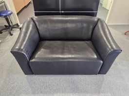 Sofa, De Sede DS-47/02, 2-Plätzer aus 5mm NECK-Leder