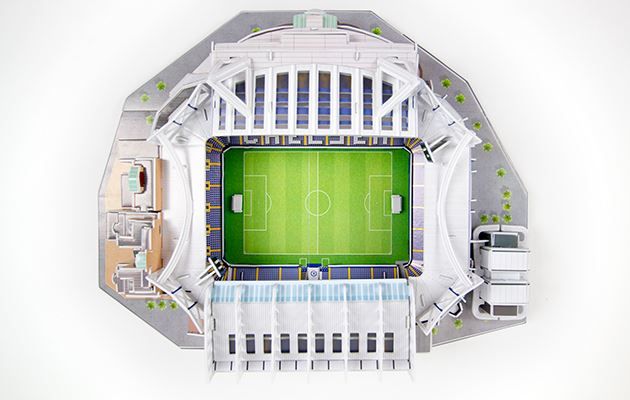 Puzzle: Chelsea Stamford Bridge Stadion 3D Puzzl – Nuovo e nell'imballaggio originale da Wil SG venduto da Football-Legends 3