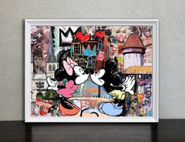 Mickey Mouse Luzern Pop Art Kunst LOVE Kiss Modern City Bild