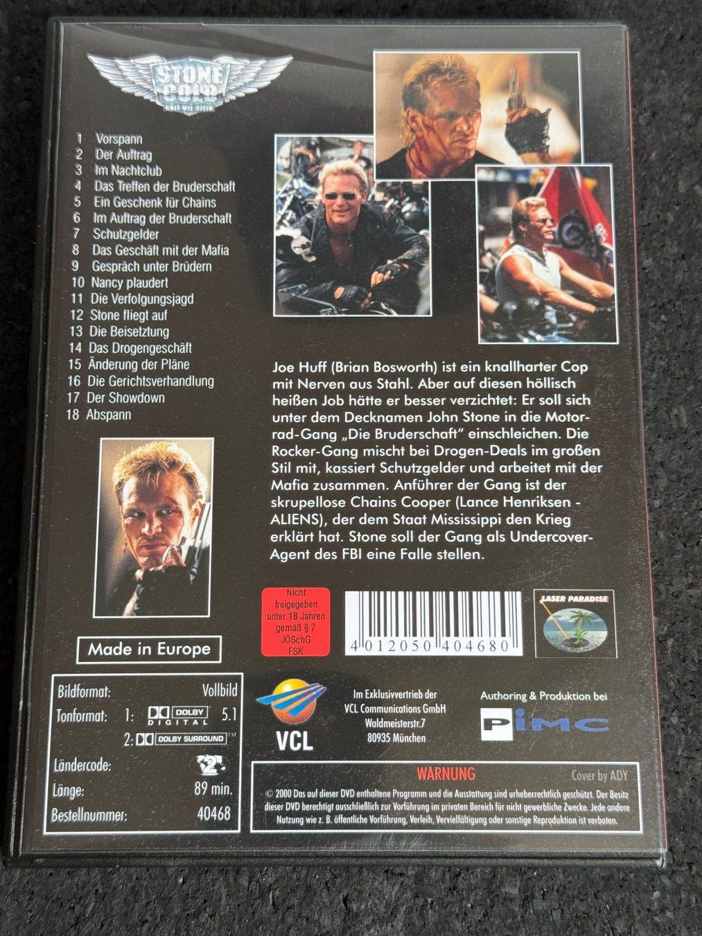 Tous les DVDs: Stone Cold "Kalt wie Stein" DVD DE ungeschnittene Version – D'occasion à Fribourg par tschjoly 1