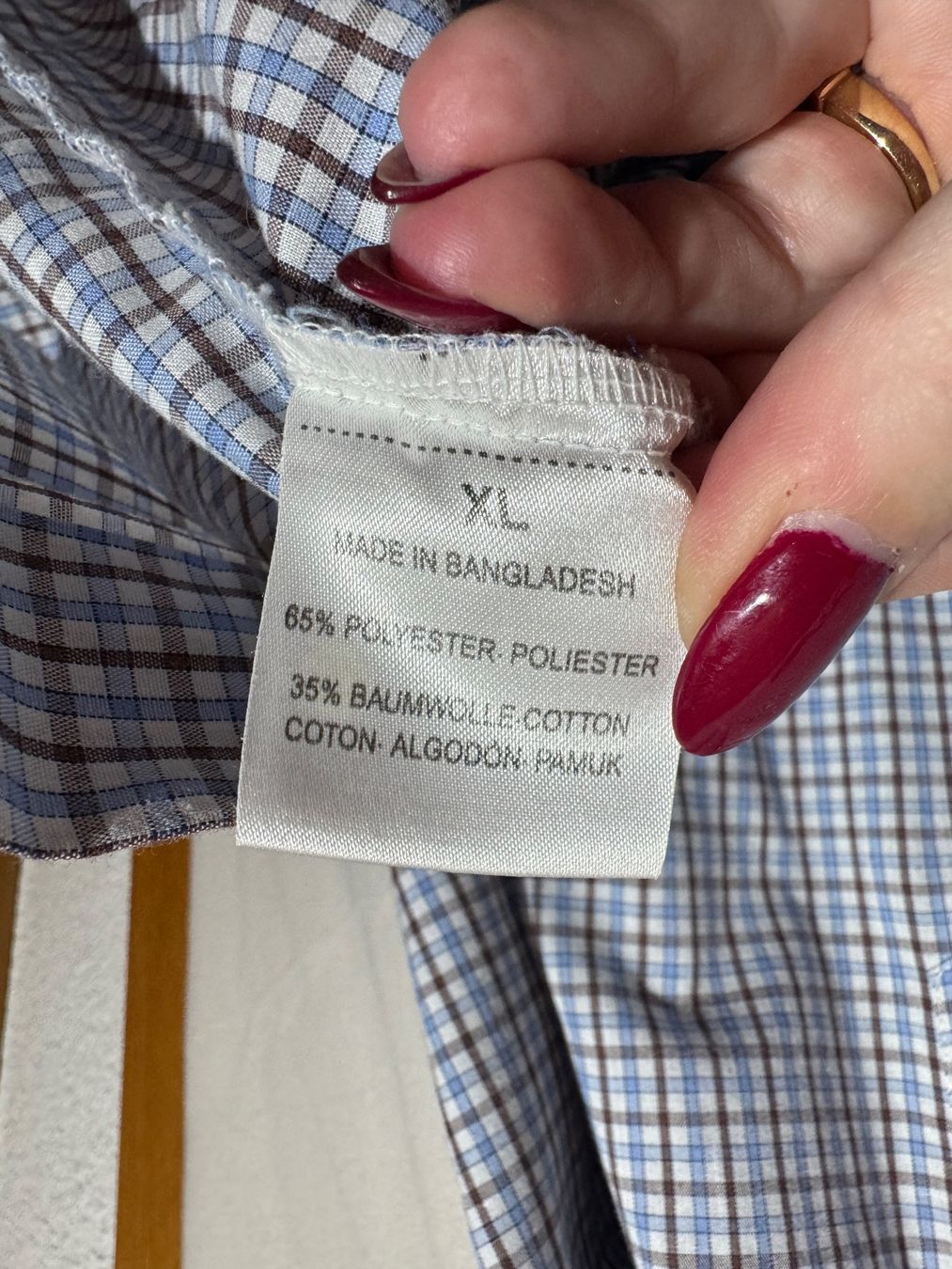 Camicie: Kariertes Hemd von Maver Gr. XL – Usato da Grosswangen venduto da SALE_SALE_SALE 4