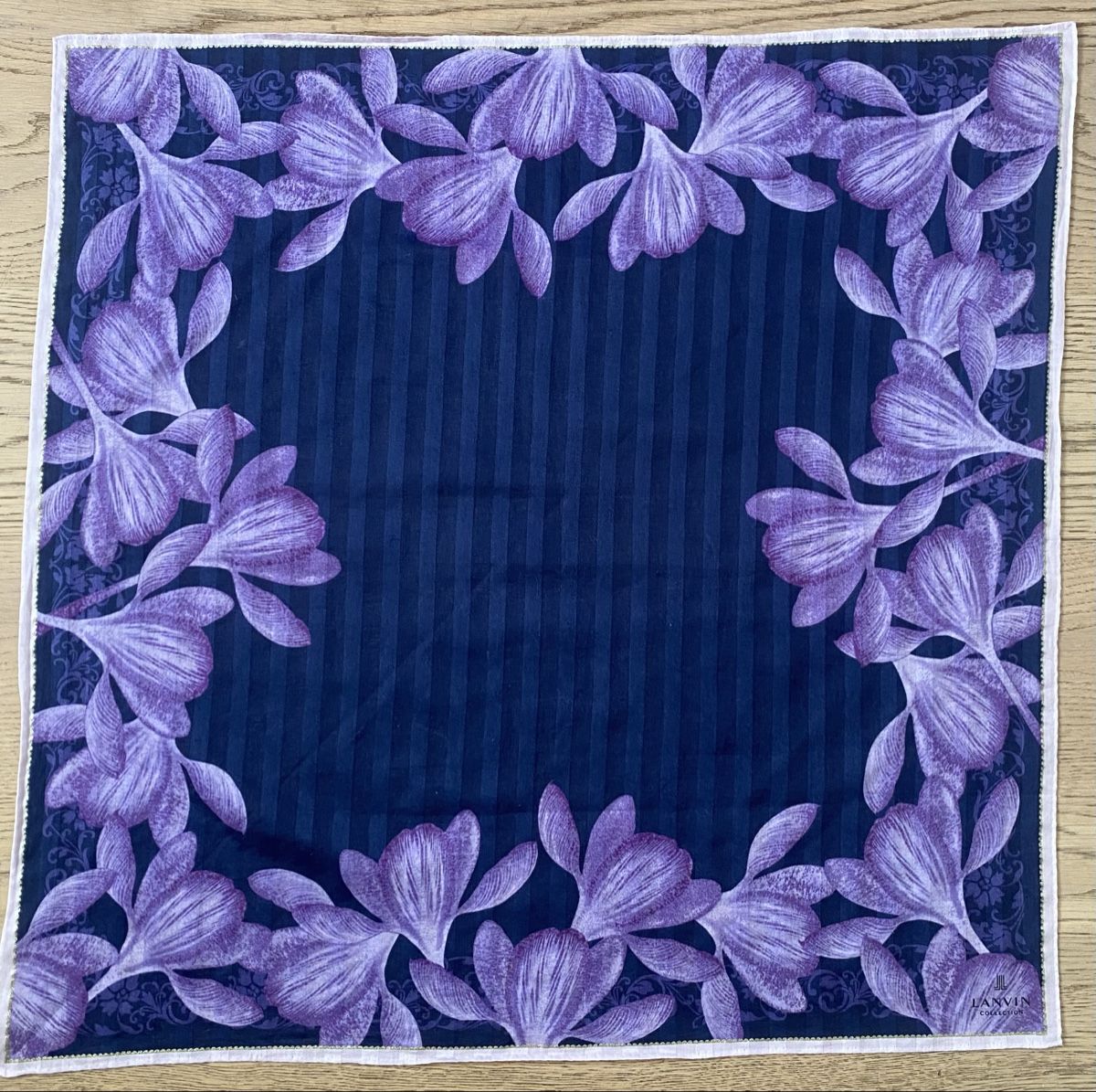 Lanvin Foulards, Tücher & Schals: LANVIN COLLECTION Halstuch aus Baumwolle – Gebraucht aus Jona von Flamingoo