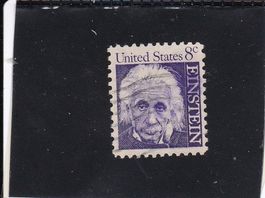Original USA Briefmarke: Einstein, 8 Cent, Top Zustand!