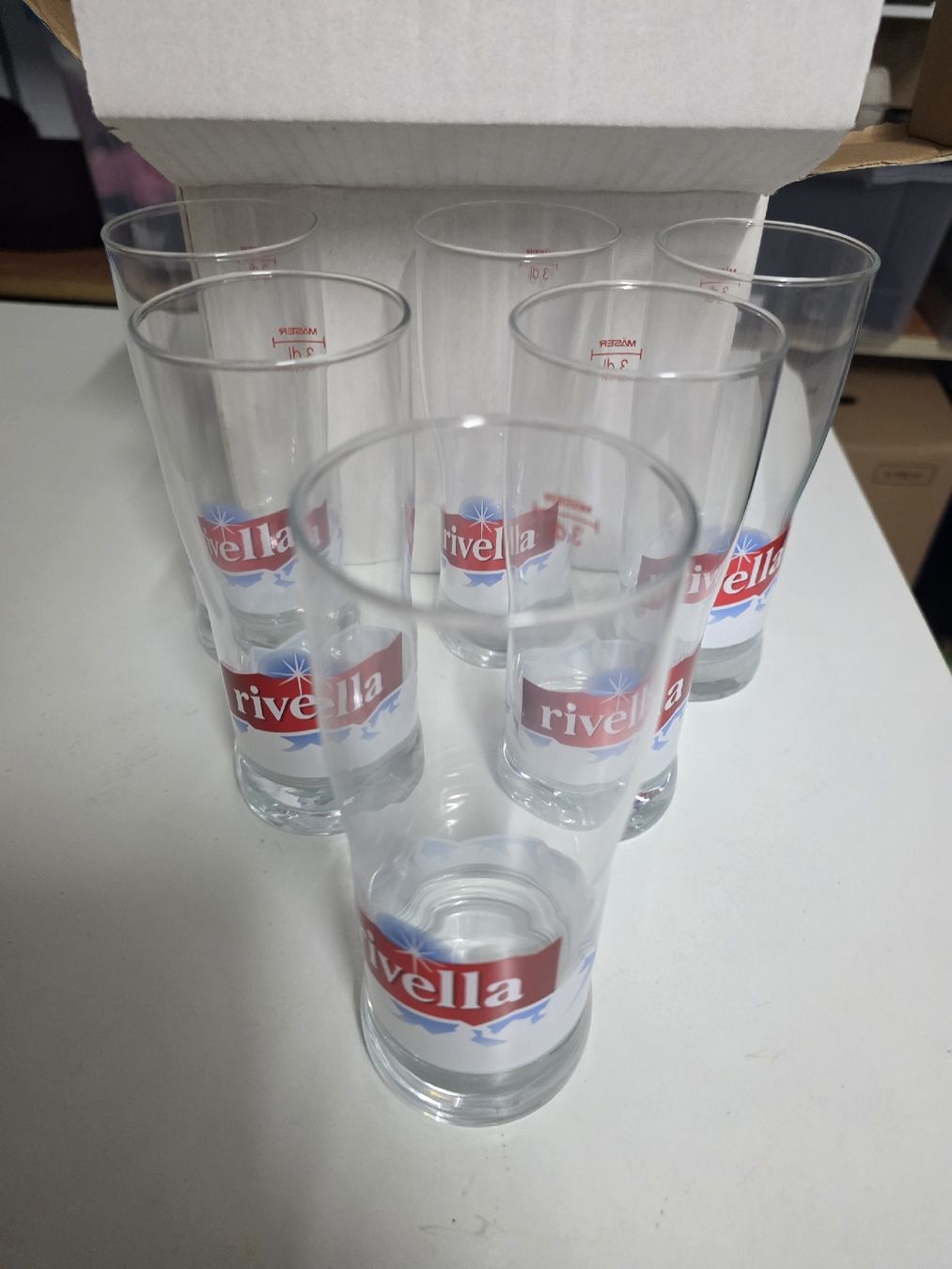 Gläser: Rivella Gläser Set 6er 3 dl – Neu (gemäss Beschreibung) aus Dorf von Echo_Elements