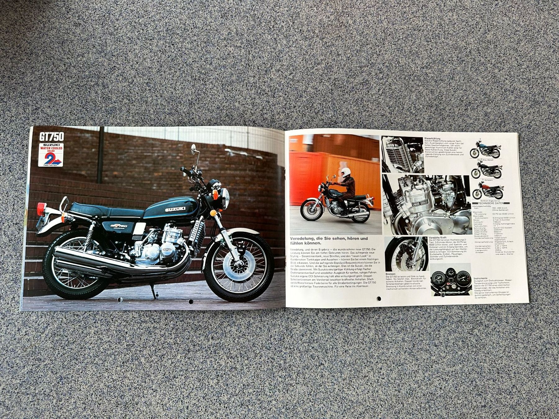 Suzuki Documenti: Prospekt  SUZUKI , 70 -er Jahre – Usato da Boswil venduto da pavo1 5