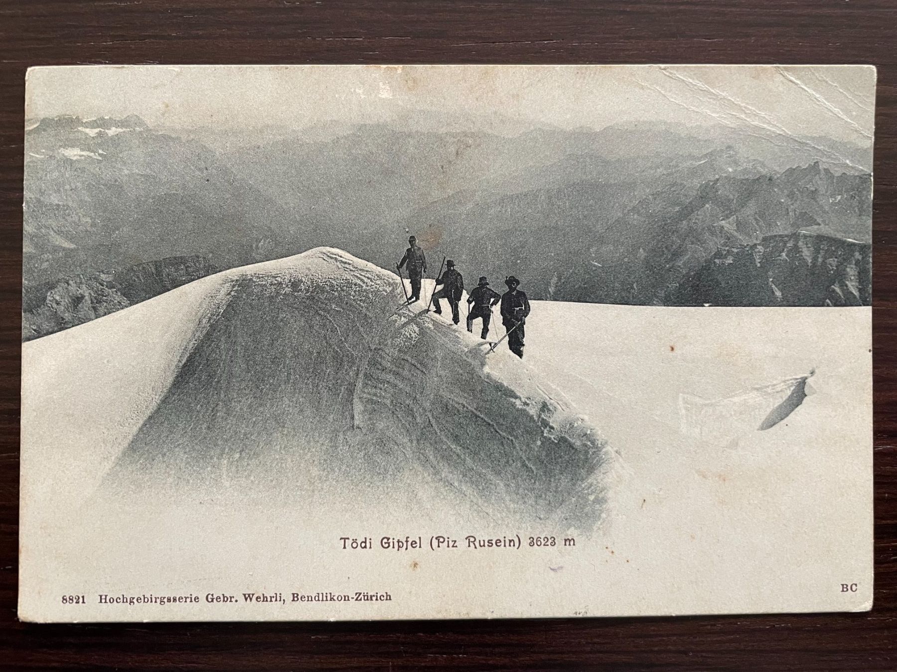 Cartoline postali: ALPINISMUS GLARNERLAND Tödi, Bergsteiger, 5 Ansichtskarten – Usato da Wald ZH venduto da TLILEF 1
