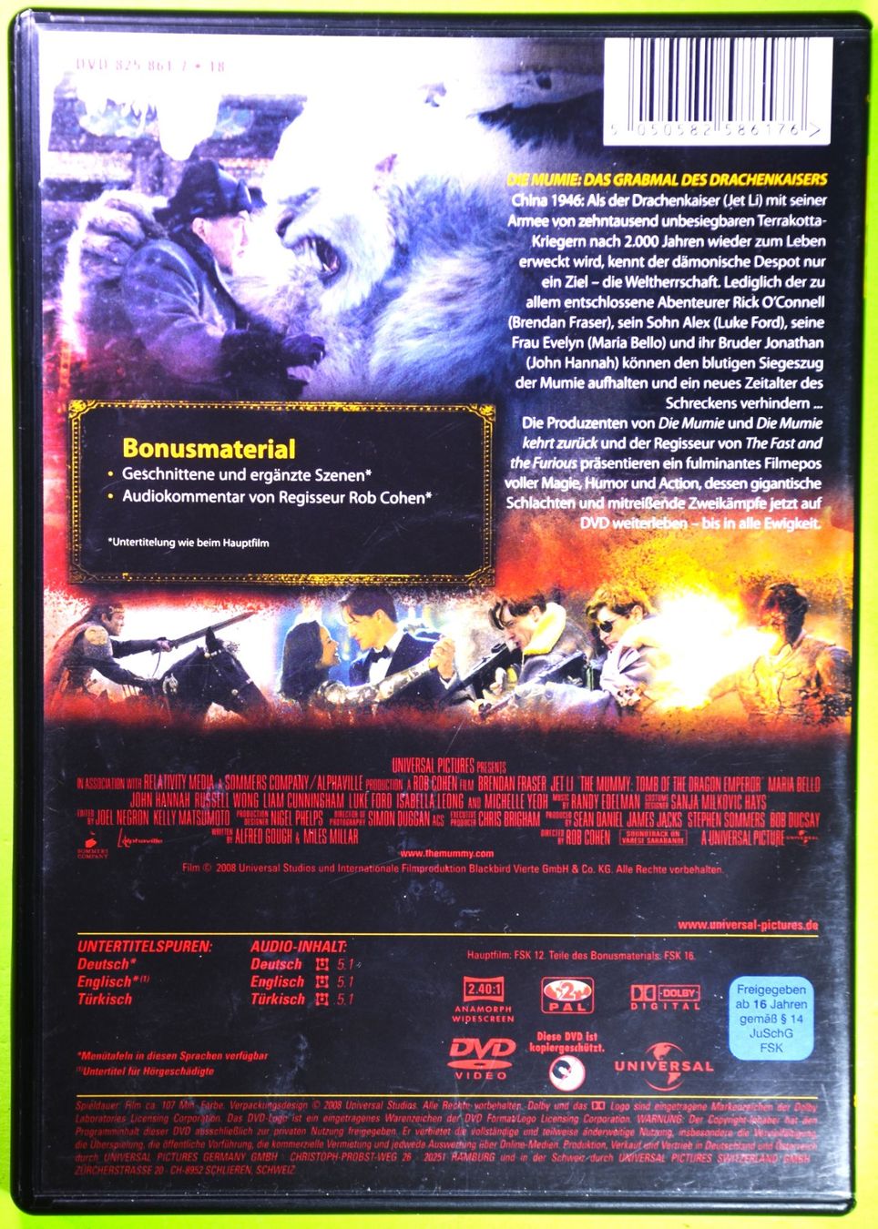Tutti i DVDs: DIE MUMIE  /  DAS GRABMAL DES DRACHENKAISERS – Nuovo (secondo la descrizione) da Luzern venduto da piro12 1