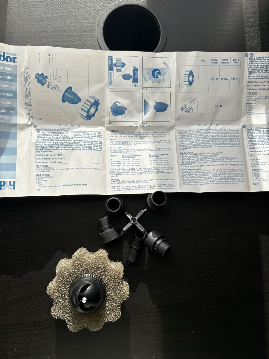 Aquarium: Rotierende Filter für Aquarium – Neu (gemäss Beschreibung) aus Koblenz von l-rocca
