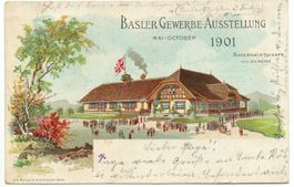 Litho BASEL Gewerbe-Ausstellung 1901