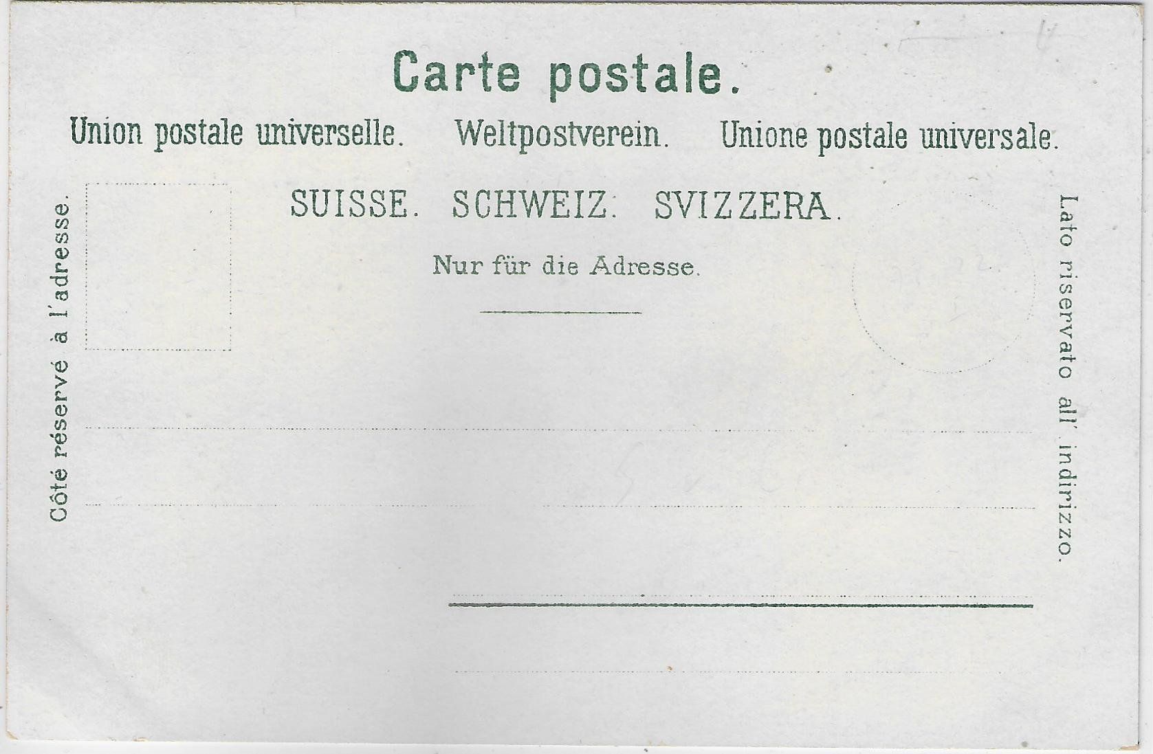 Cartoline postali: Gruss aus Andermatt - schwarze Litho – Usato da Ettingen venduto da Kartenplanet 1