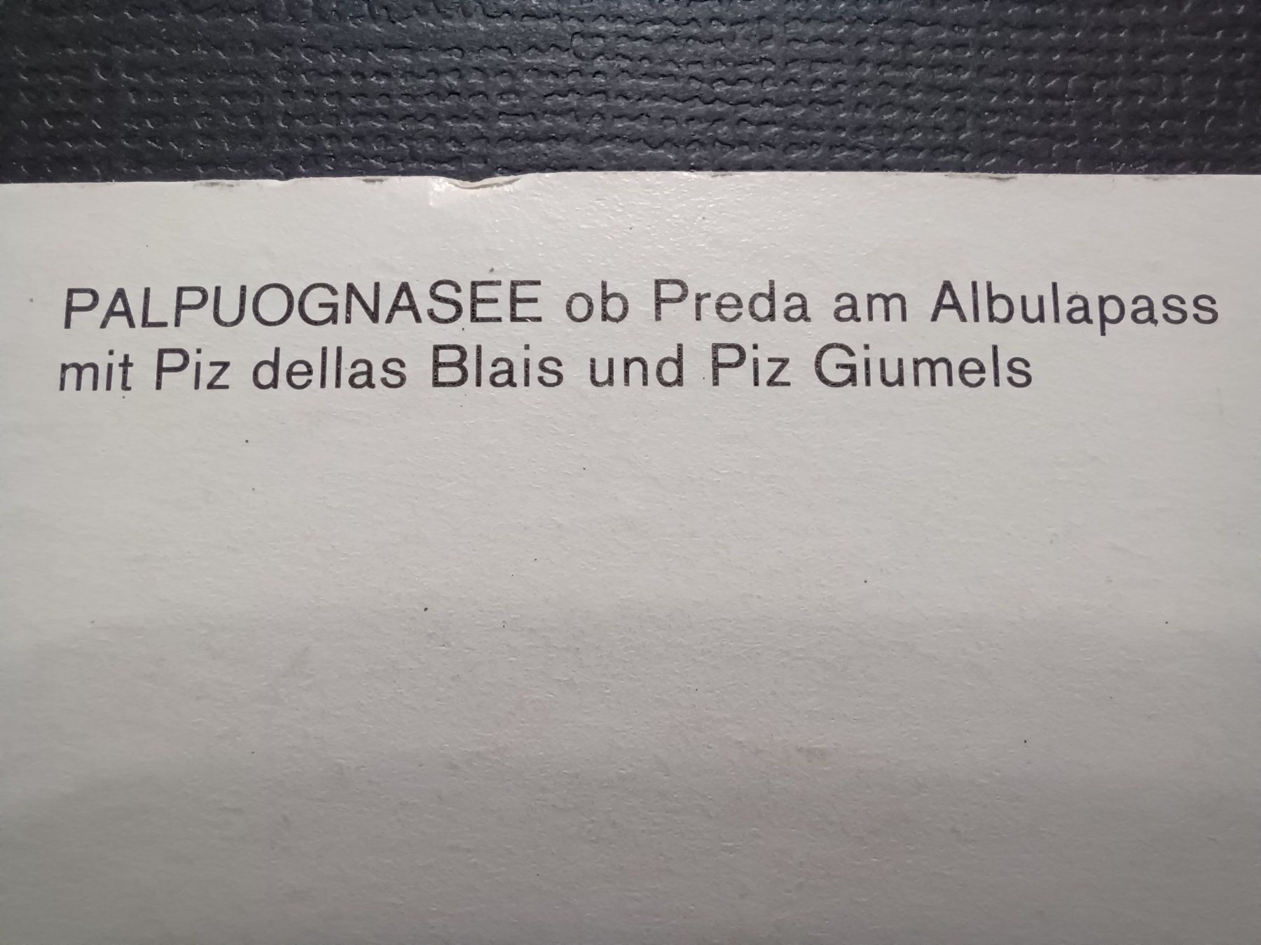 Cartoline postali: GR, Palpuognasee – Usato da Aarau Rohr venduto da mgvw 2
