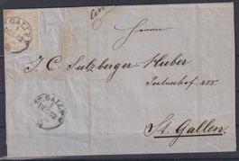 TOP Strubelbrief 21G, "ST.GALLEN" Befund+++, SBK 800.-+++