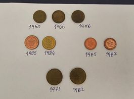 DEUTSCHE MARK - MÜNZEN 1950 / 1987
