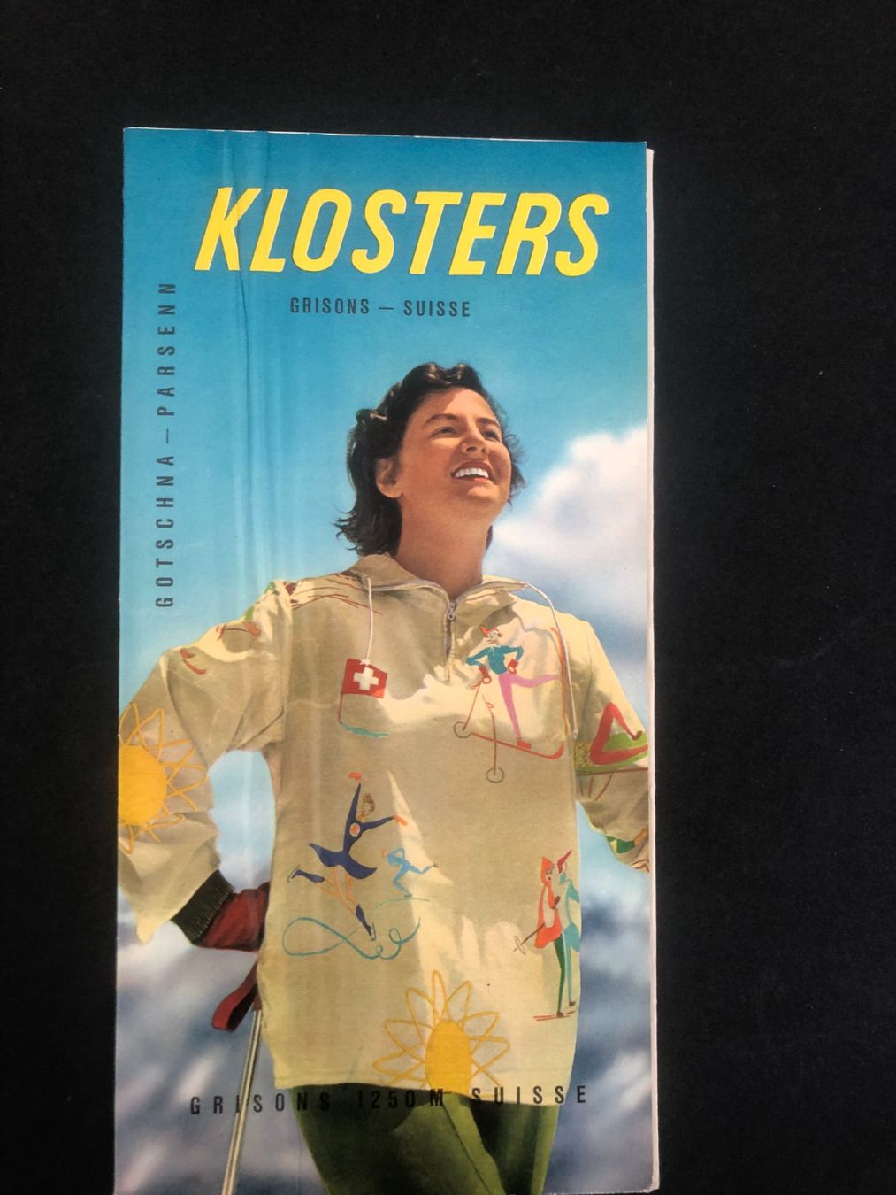 Documenti: Klosters-Prospekt, ca 1950er Jahre – Usato da Dietikon venduto da Tiburon6