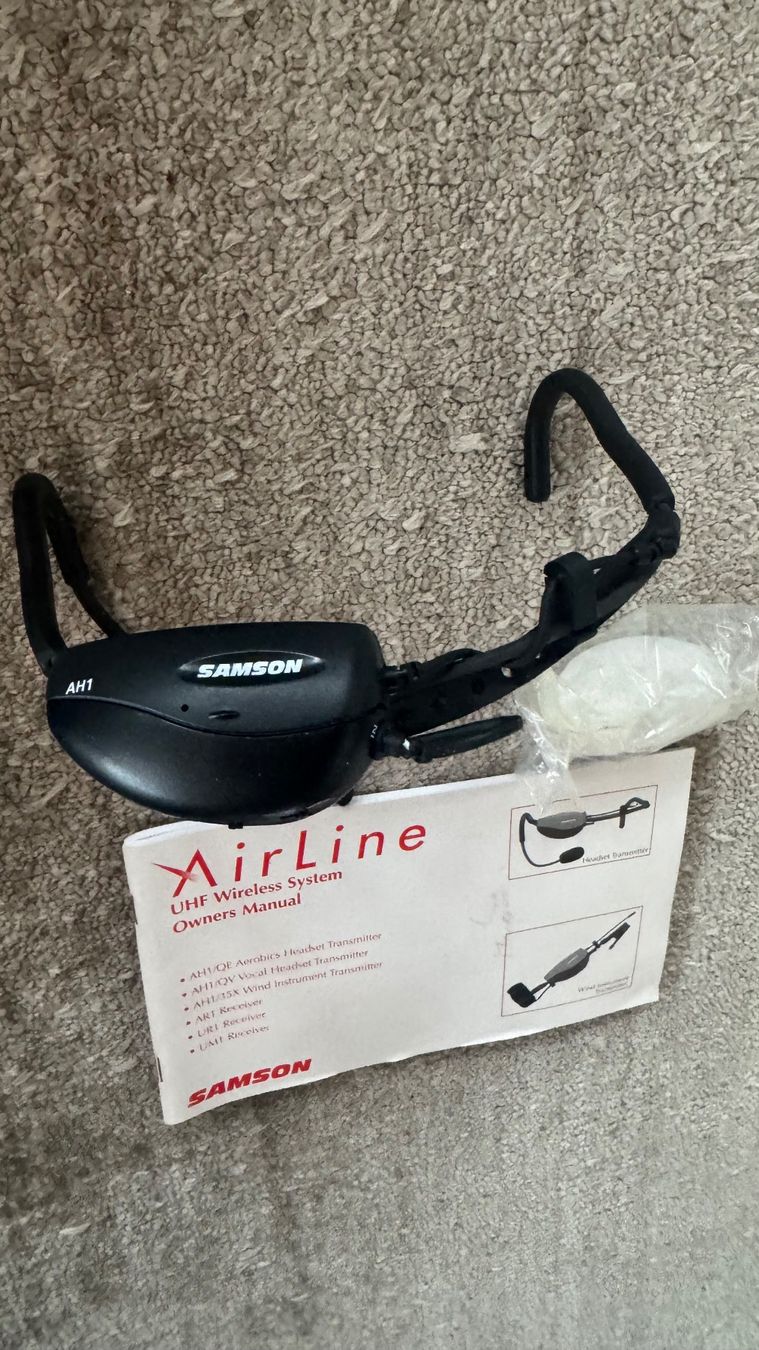 Microfoni: Samson AirLine AH1 Headset – Usato da Knutwil venduto da Clabrey 1
