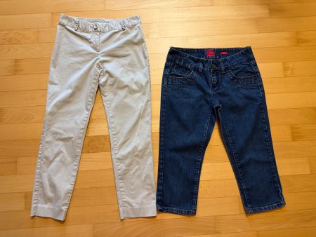 2 Hosen Benetton und Denim Vero Moda ca Grösse 38/40
