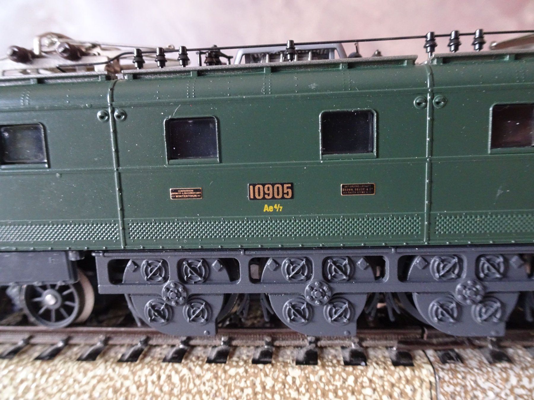 Hag Modellini di ferrovie: HAG 138 Ae 4/7 SBB-CFF - AC - OVP – Usato da Puidoux venduto da nounours63 5