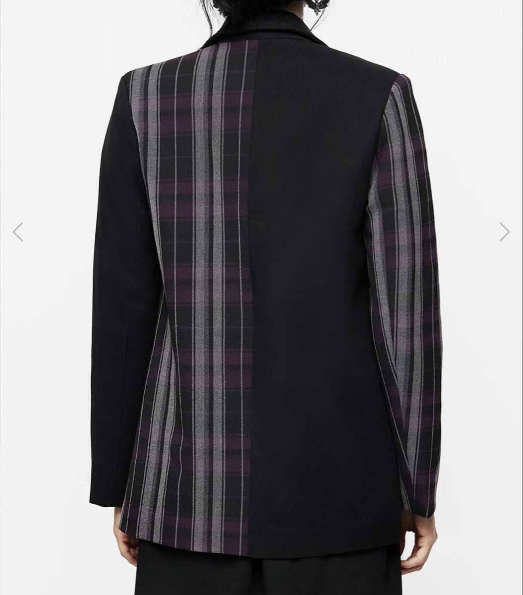 Completi & Tailleur: Disturbia, Gambit Spliced Check Blazer  Gr 14 – Nuovo (secondo la descrizione) da Holziken venduto da BlackCrow 1