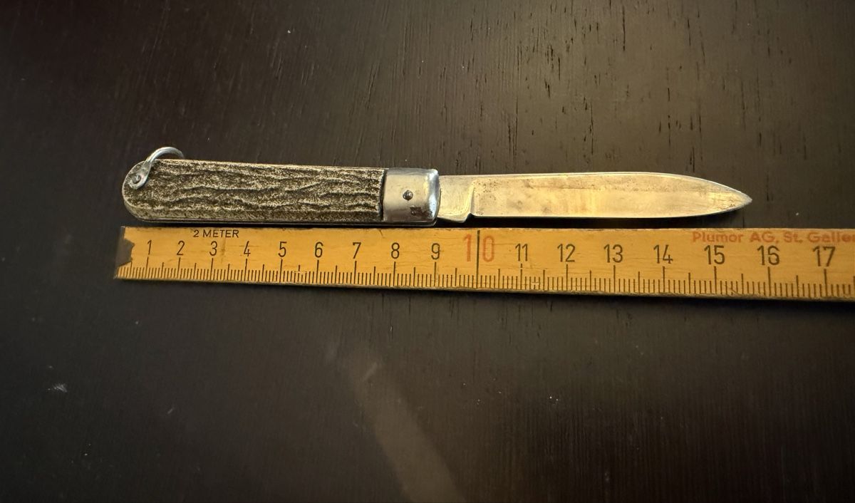 Taschenmesser: Coltello pieghevole vecchio manico in corno  – Gebraucht aus S. Pietro von fil_yhb9 1