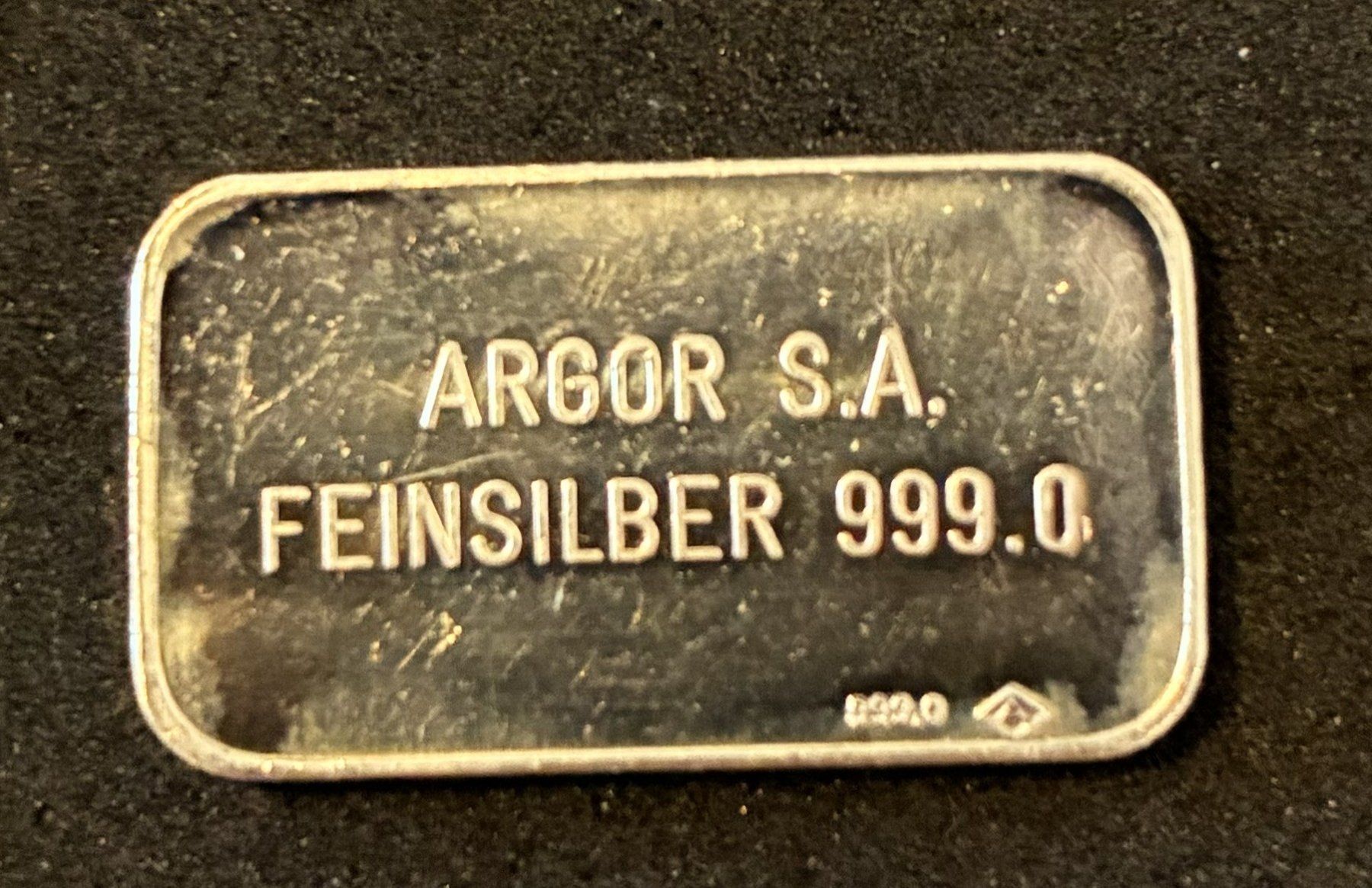 Edelmetalle: 5g 999er Silberbärrchen Argor – Gebraucht aus Köniz von Habenix 1