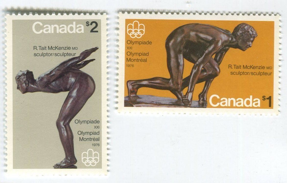 Tous les timbres: Briefmarken "Olympische Spiele". Kanada. – Neuf avec emballage d'origine à Basel par Butsch5