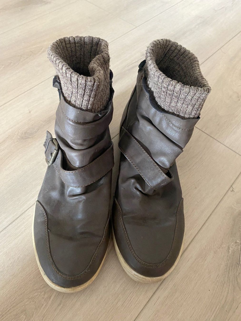 Damenschuhe: schöne braune Stiefeletten, Gr. 41 – Gebraucht aus Füllinsdorf von Sunnebliemli7 1