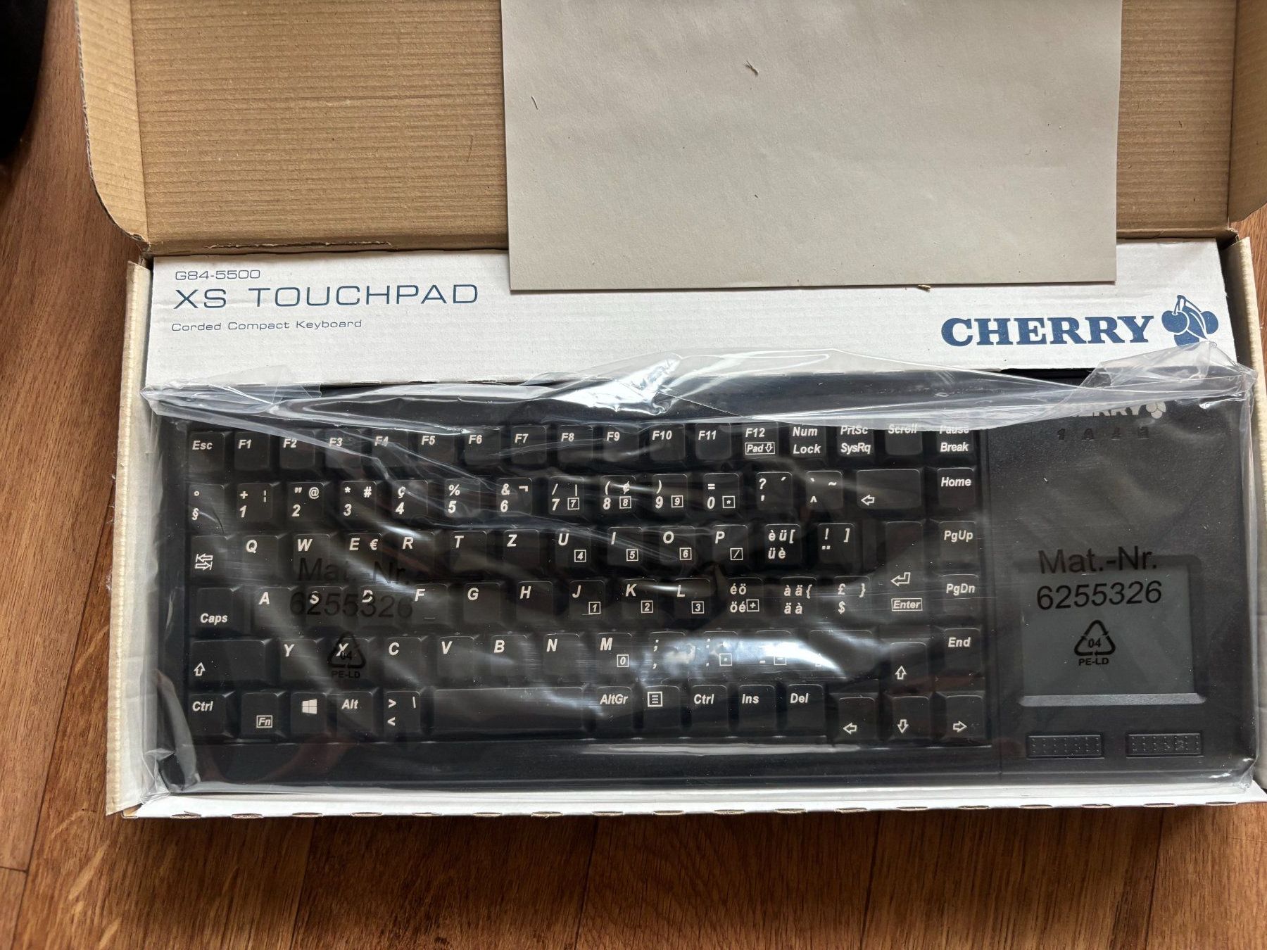 Tastiere: Cherry G84-5500 XS Touchpad Keyboard – Nuovo e nell'imballaggio originale da Muttenz venduto da due_z7qf