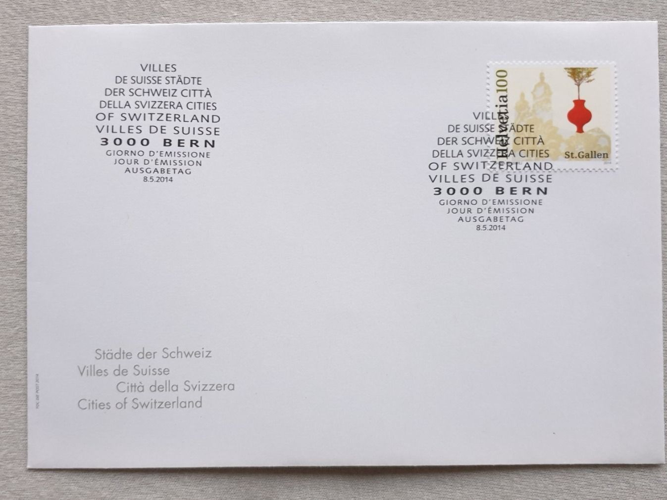Alle Briefmarken: (665) «Städte der Schweiz III» mit ET – Gebraucht aus Schwarzhäusern von Inot3 2