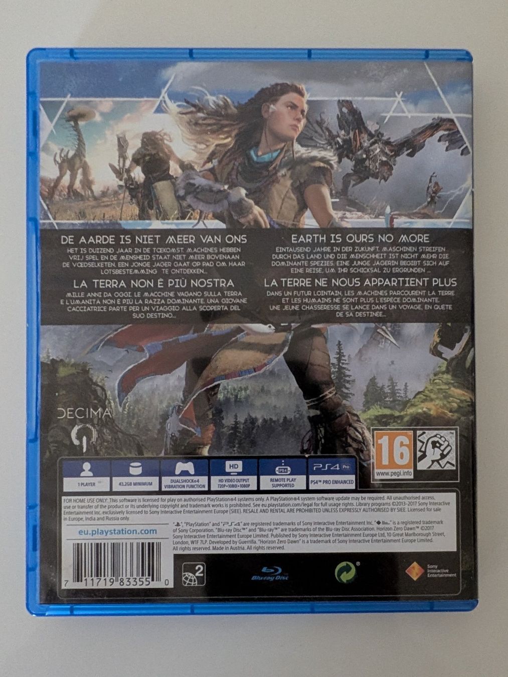 Sony Giochi: Playstation 4 - Horizon Zero Dawn ab 1Fr – Usato da Kappel SO venduto da Knoggaz 2