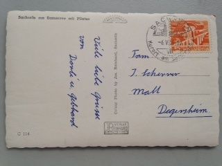 Cartoline postali: Sachseln am Sarnersee mit Pilatus – Usato da Sargans venduto da nicsam1815 1