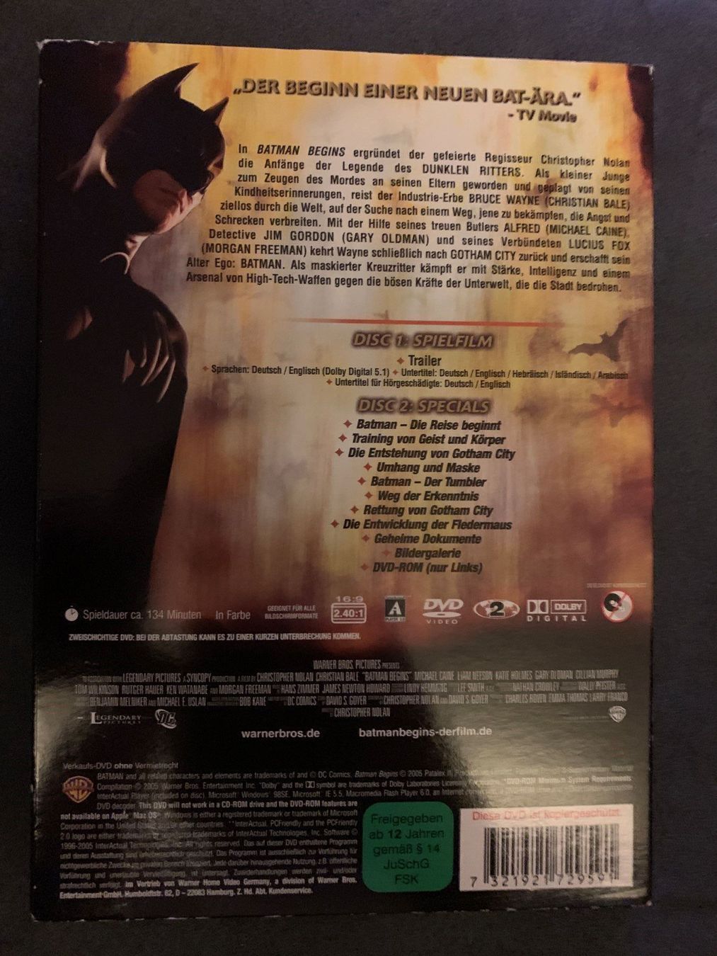 Tutti i DVDs: Batman Begins  dvd – Usato da Ittigen venduto da Scbern2 1