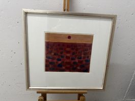 Alfred Sidler (1905-1993) Gemälde Aquarell Gouache 1968