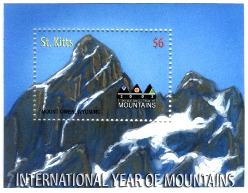 Tutti i francobolli: Block "Berge". St. Kitts. – Nuovo e nell'imballaggio originale da Basel venduto da Butsch5
