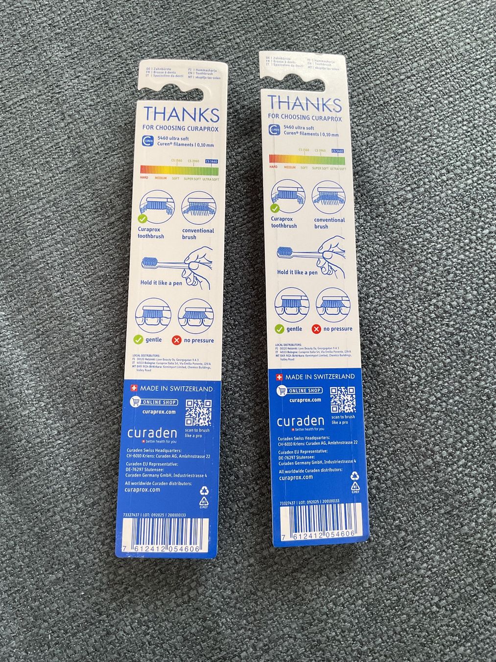 Curaprox Cura dei denti: CURAPROX® 2 brosses à dent- neuf – Nuovo e nell'imballaggio originale da Icogne venduto da Juka 1