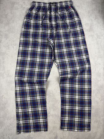 Pantalon pyjama Ralph Ralph Lauren bleu blanc tartan - S #85