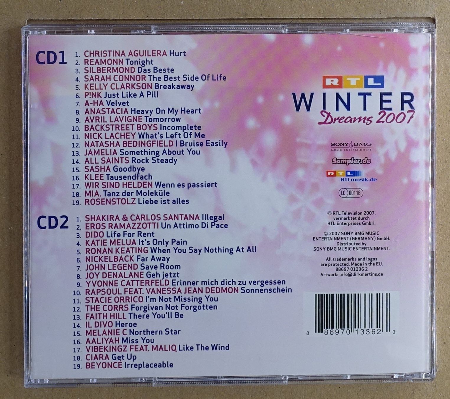 CD: RTL Winter Dreams 2007 (2 CDs) - F16 – Usato da Sessa venduto da fraenklishop 1