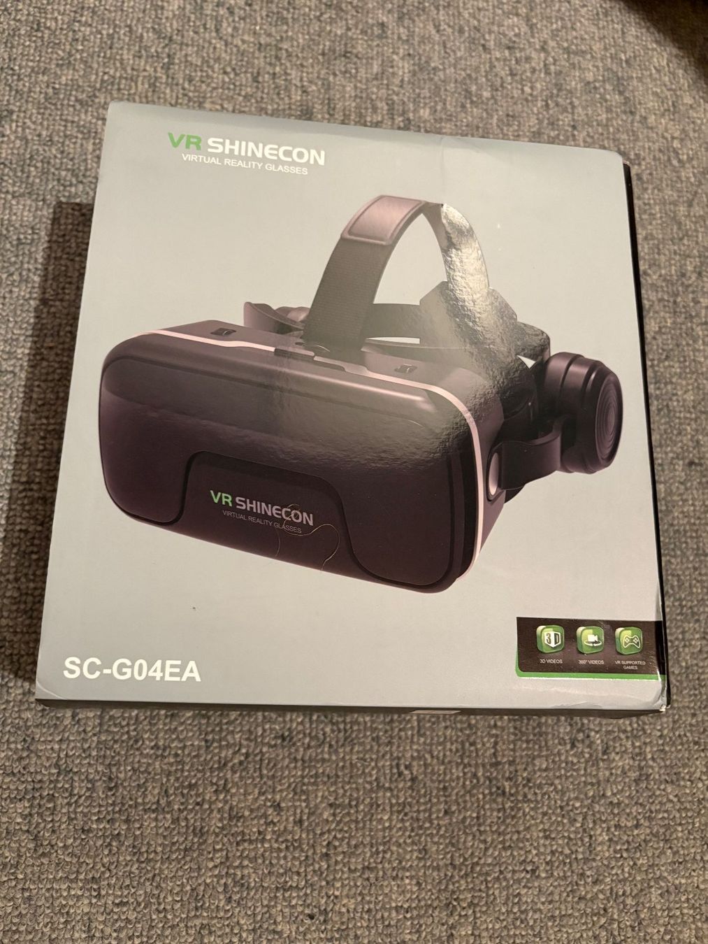 VR Brille: VR Brille Shinecon SC-G04EA mit Kopfhörern – Neu (gemäss Beschreibung) aus Wangen SZ von Sls_777