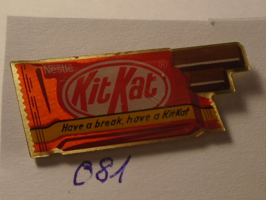 Placchette & Badge: 1 Nestlé KitKat Pin (O81) – Usato da Winterthur venduto da Beli2000